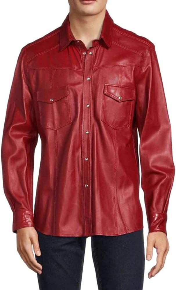 Explore the world of leather shirts for men. The Fashion Face — free download